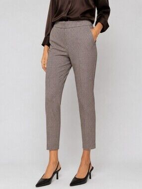 Aritzia Babaton Conan Houndstooth Pull On Crop Pants Size 4